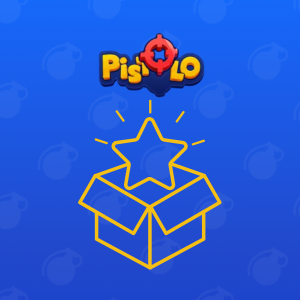 Pistolo logo med bonus gaveboks ikon